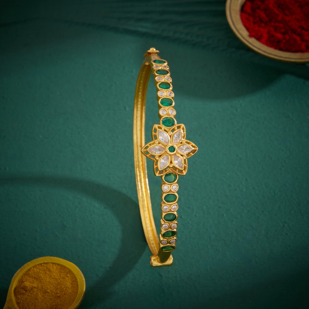 Green-Flora Stone Kada