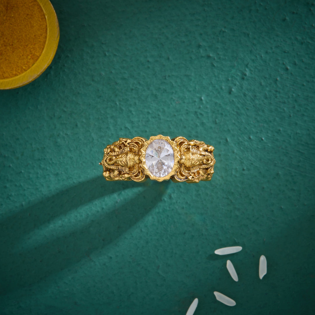Ganesh Temple Ring