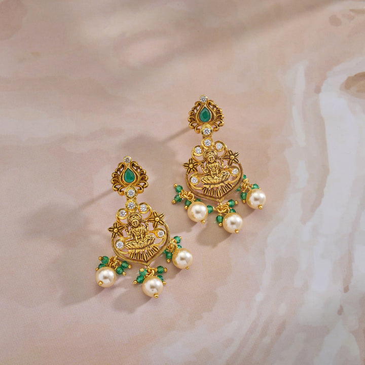 Nitya Lakshmi Temple Necklace Set
