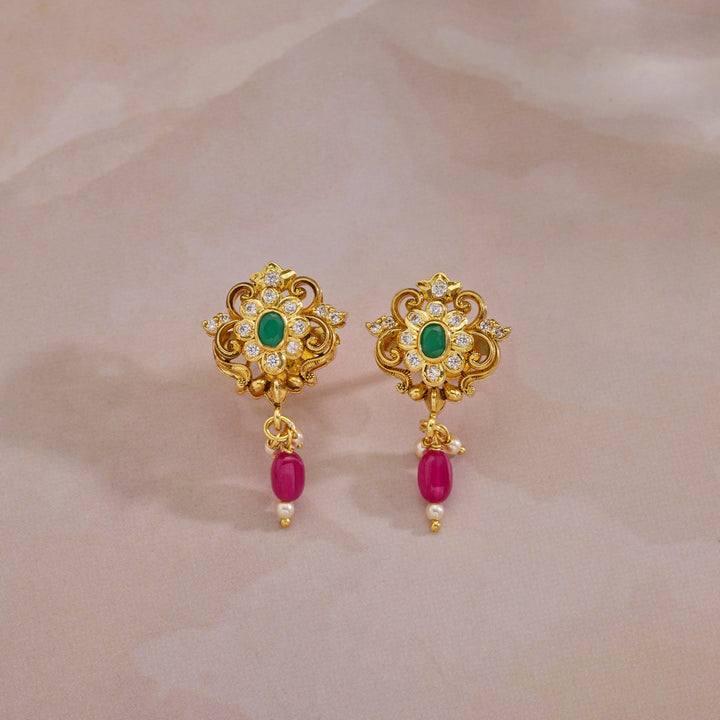 Pushpari Mor Nakshi Necklace Set