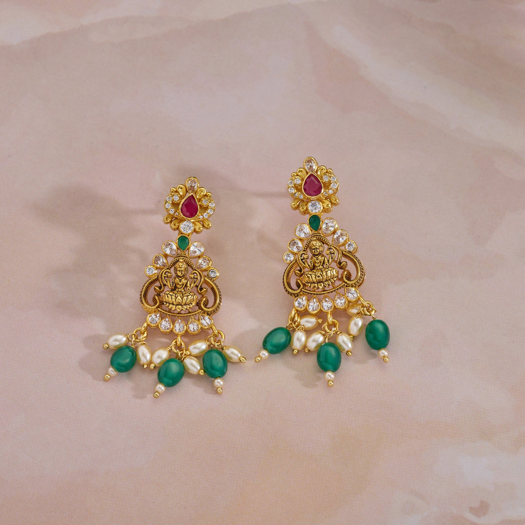 Lakshmi Kirana Temple Necklace Set