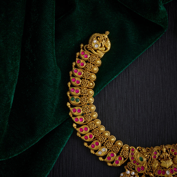 Lakshmi Sampat Temple Necklace