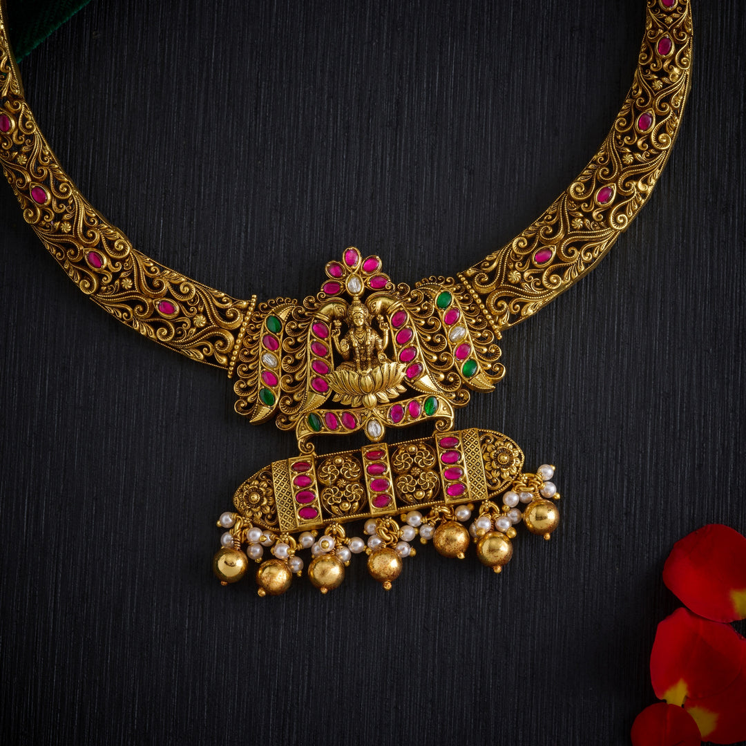 Lakshmi Kripa Temple Necklace