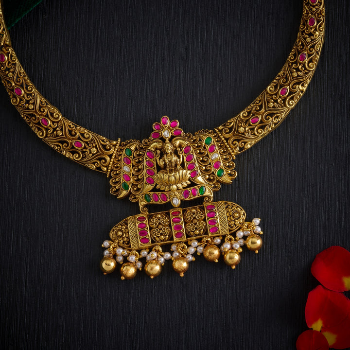 Lakshmi Kripa Temple Necklace