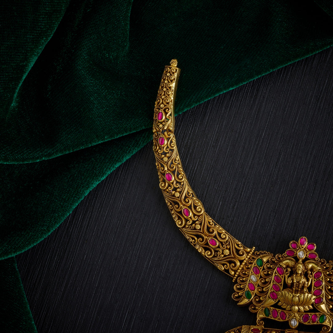 Lakshmi Kripa Temple Necklace