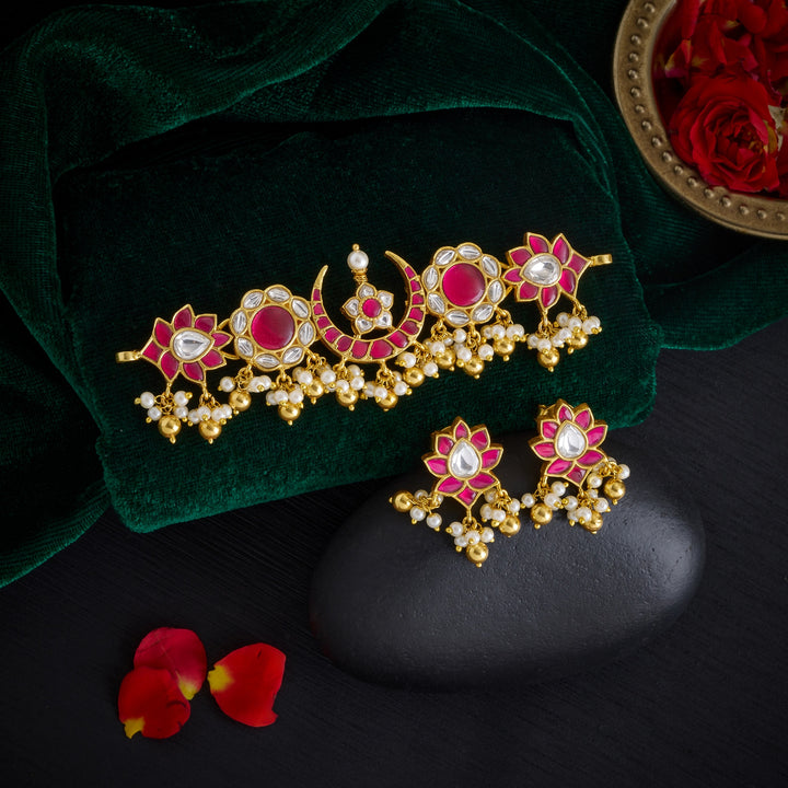 Chand-Phool Kundan Choker Set
