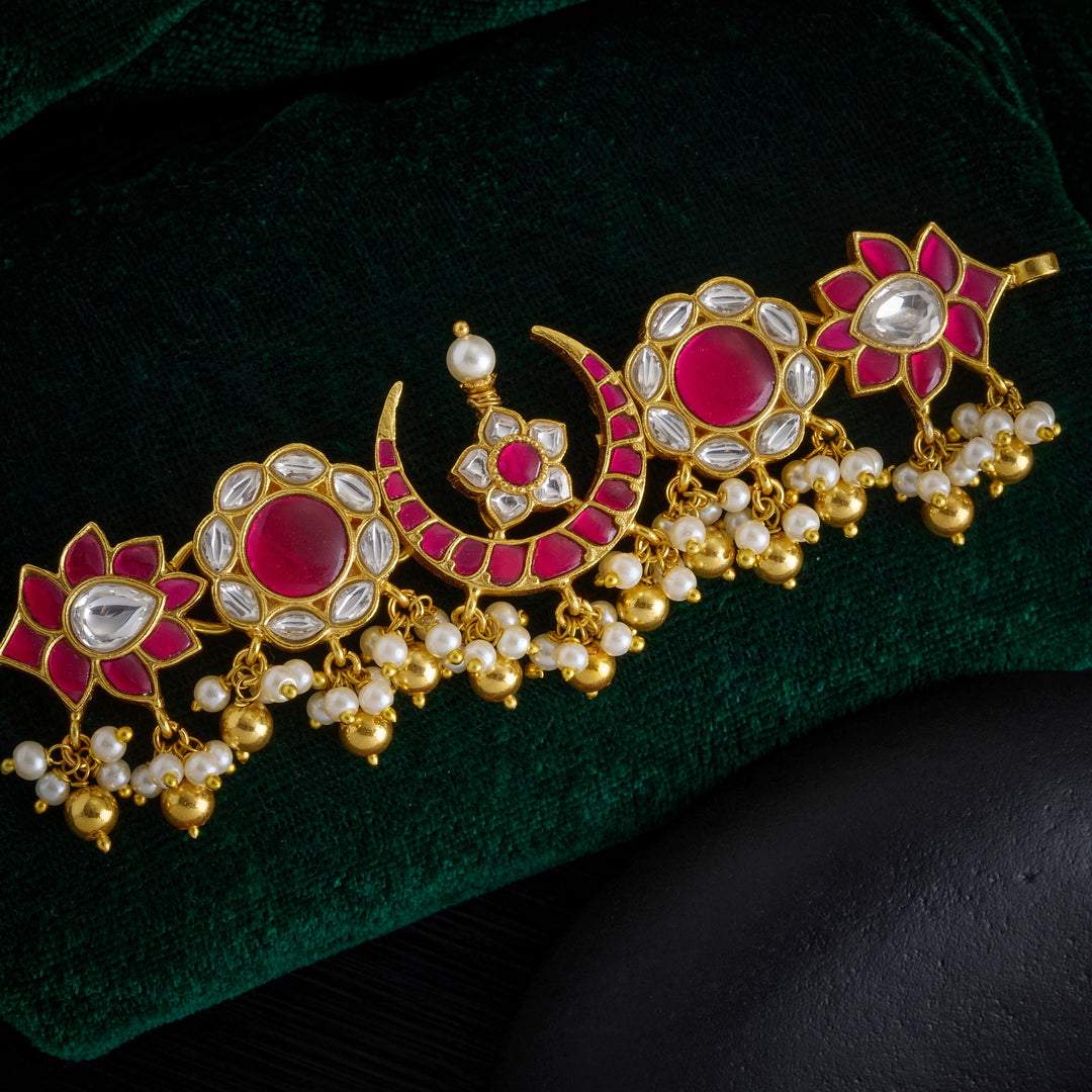 Chand-Phool Kundan Choker Set