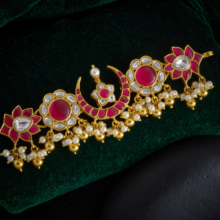Chand-Phool Kundan Choker Set
