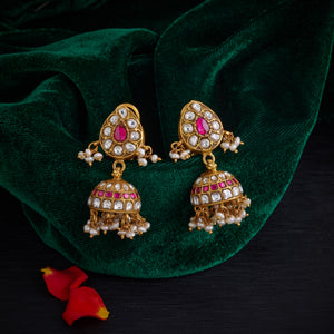 Amara Bloom Kundan Jhumki