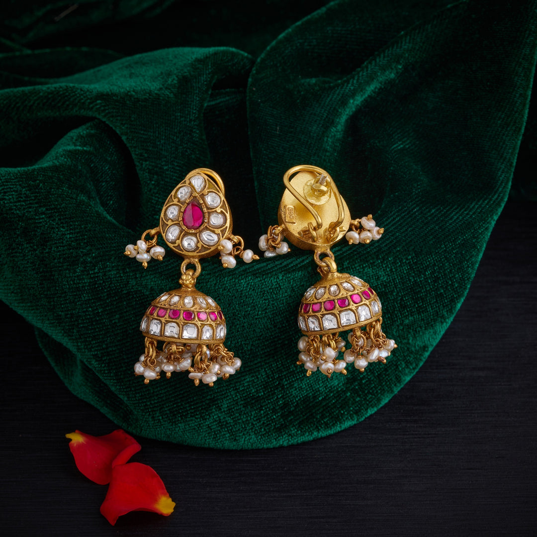 Amara Bloom Kundan Jhumki