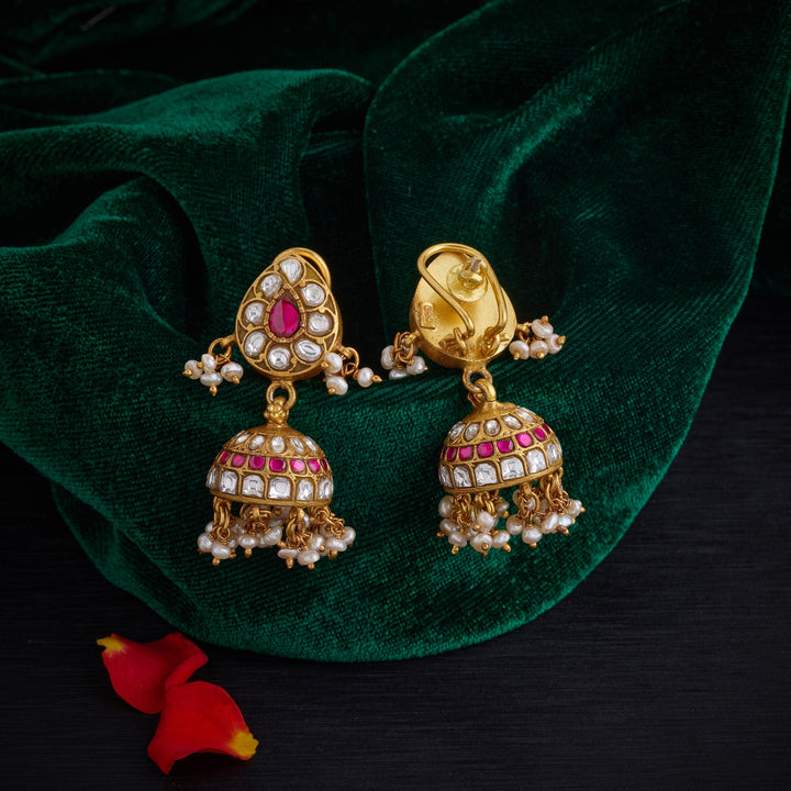 Amara Bloom Kundan Jhumki