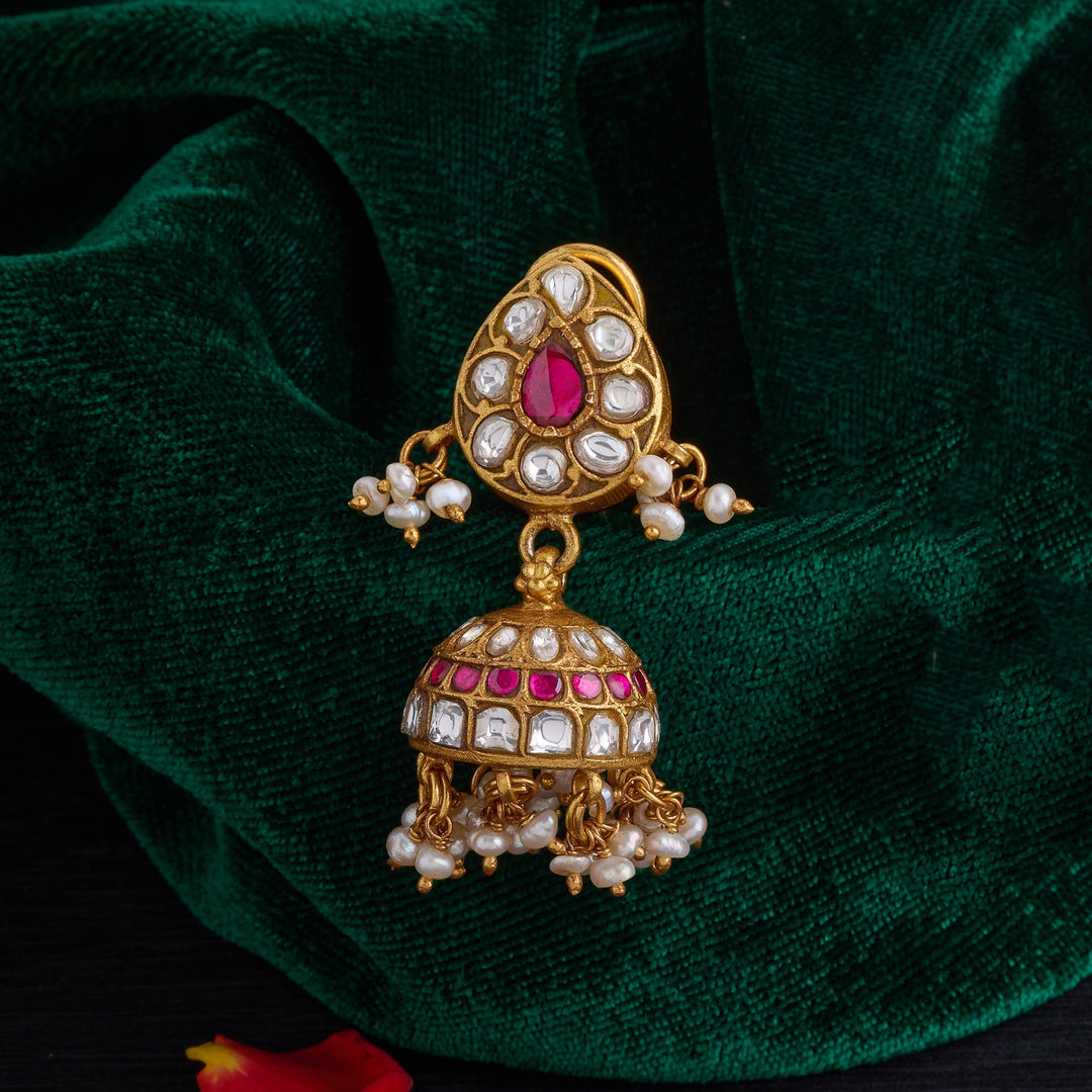 Amara Bloom Kundan Jhumki
