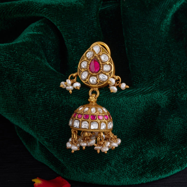 Amara Bloom Kundan Jhumki