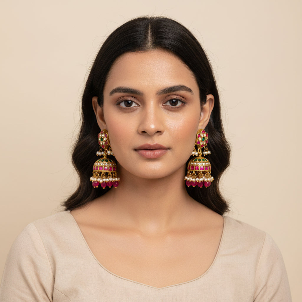 Sampada Kundan Jhumki