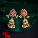 Pushpa-Pearl Kundan Jhumki