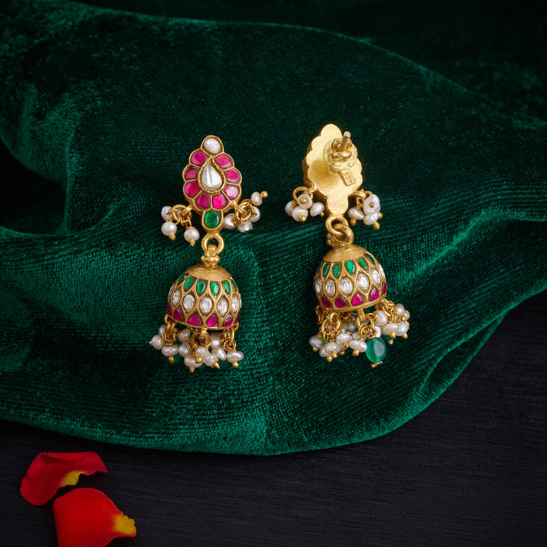 Vasantha Glow Kundan Jhumki