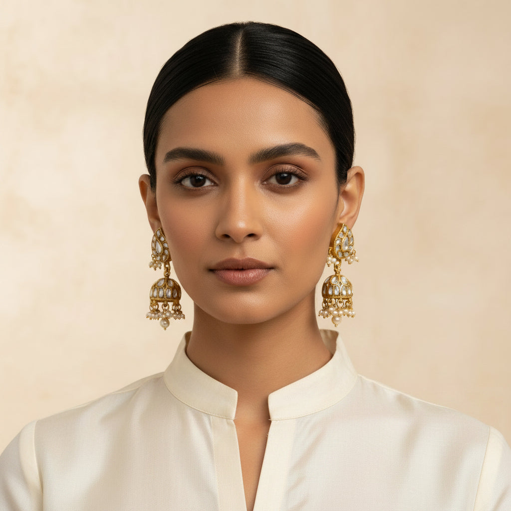 Sitare Kundan Jhumki