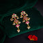 Pink Regalia Kundan Danglers