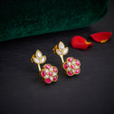 Rosé Spark Kundan Danglers