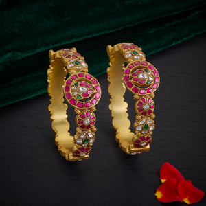 Kamala Siri Kundan Bangles