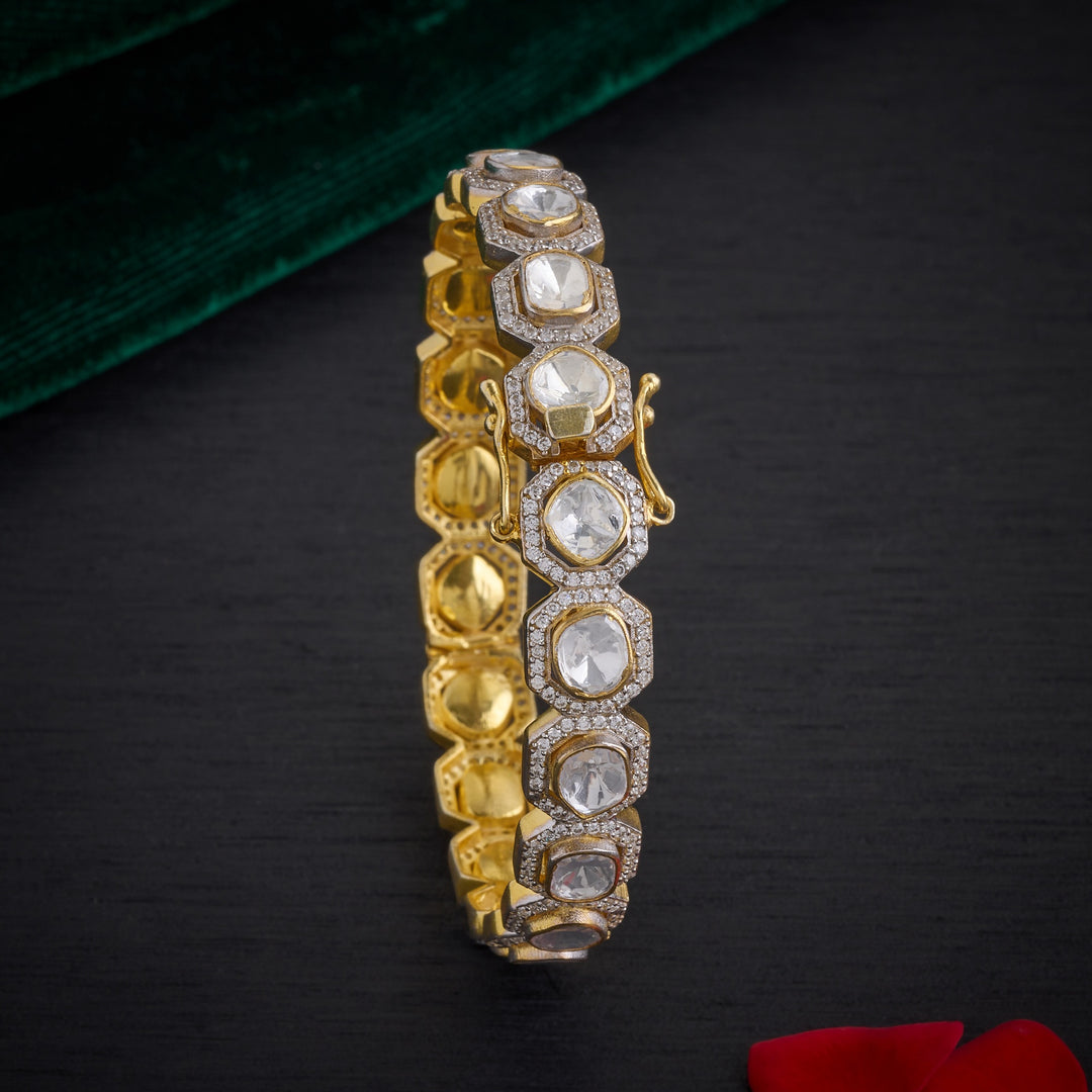 Infinity Loop Moissanite Bangles