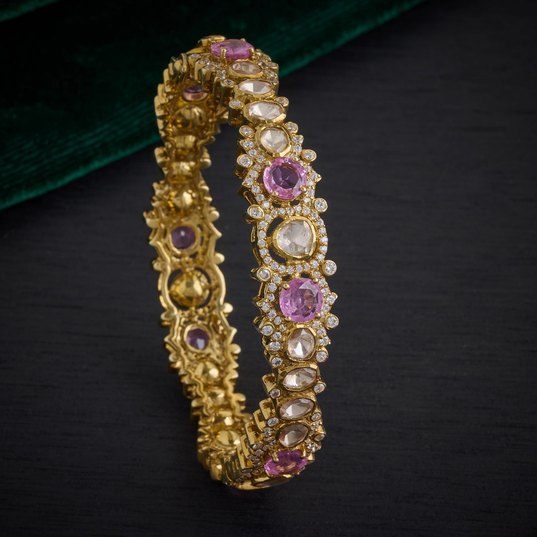 Blush-Spark Victorian Bangles
