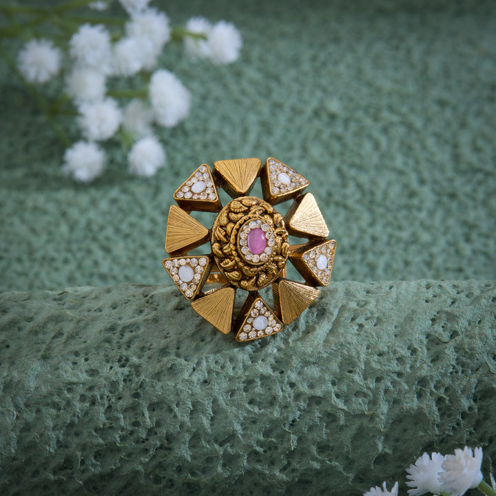 Tri-Oval Antique Ring