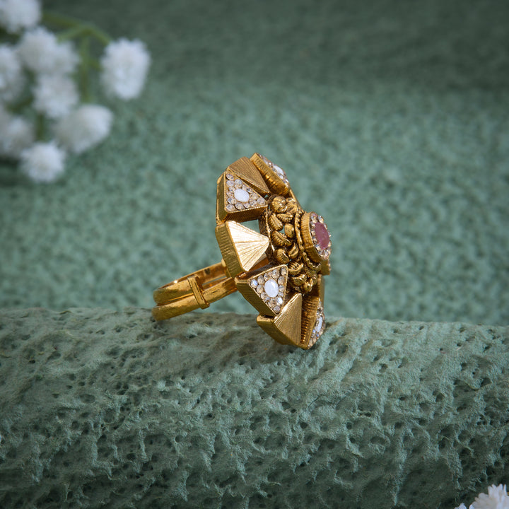 Tri-Oval Antique Ring