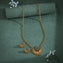 Golden Fern Antique Necklace Set