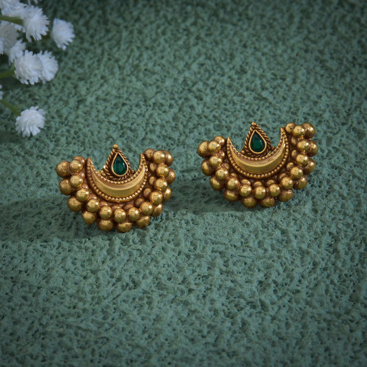 Golden Fern Antique Necklace Set