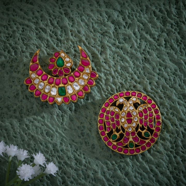 Surya-Chandra Kundan Set