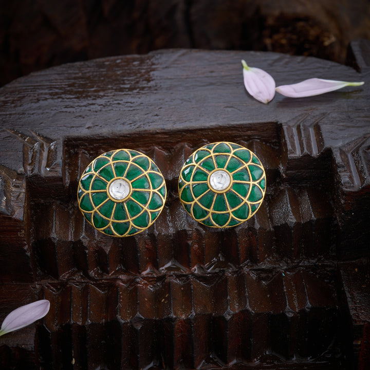 Kundan Parijata Studs