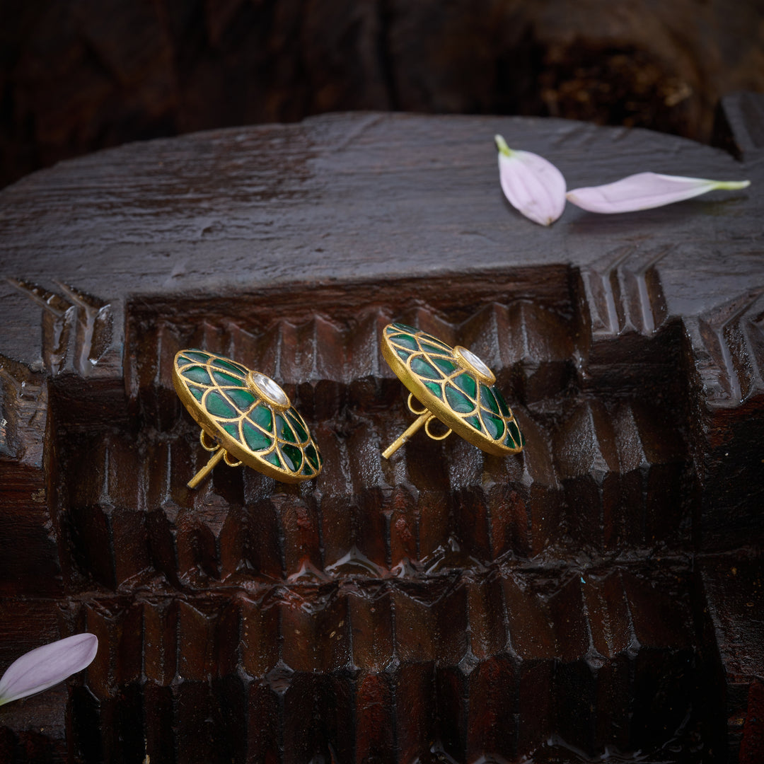 Kundan Parijata Studs