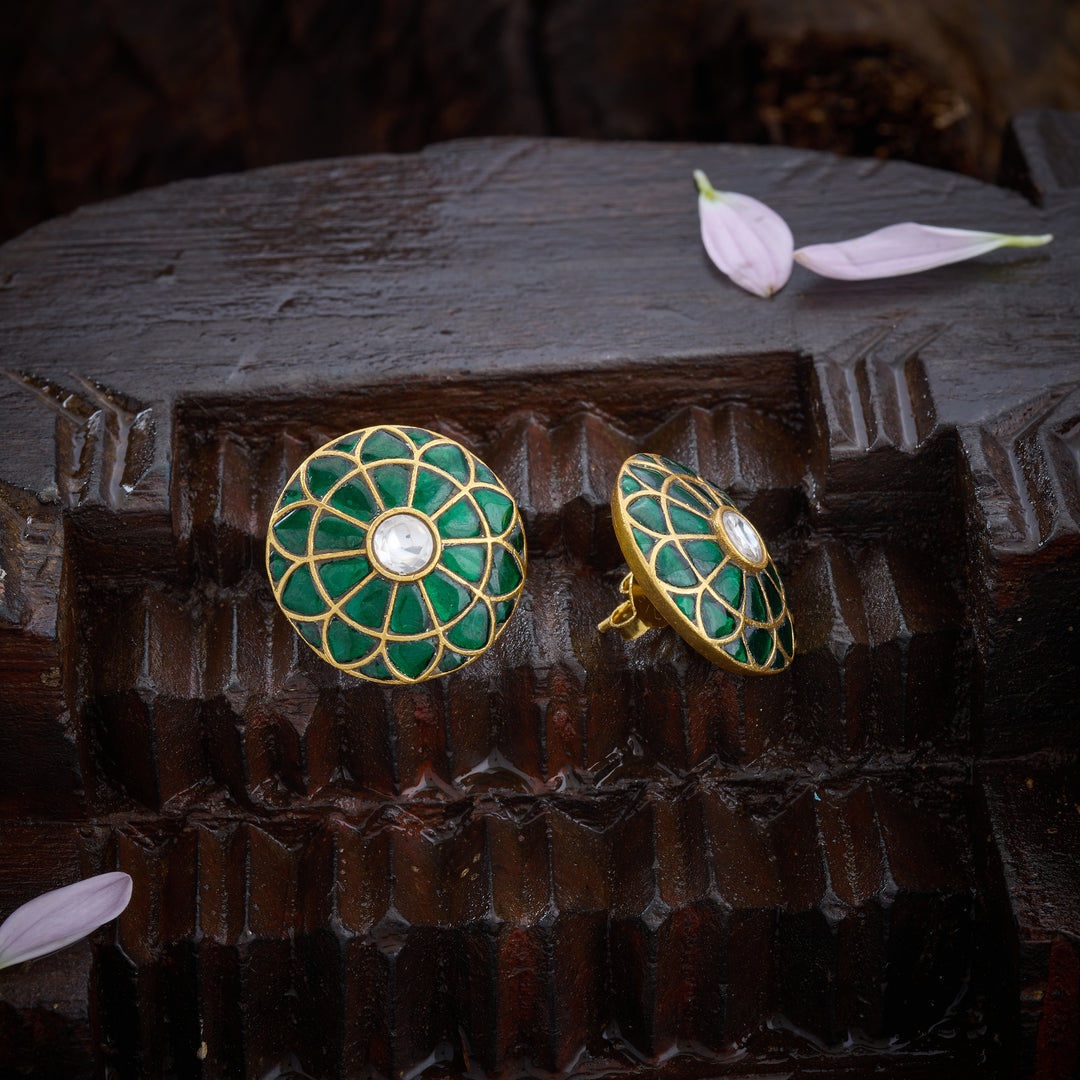 Kundan Parijata Studs