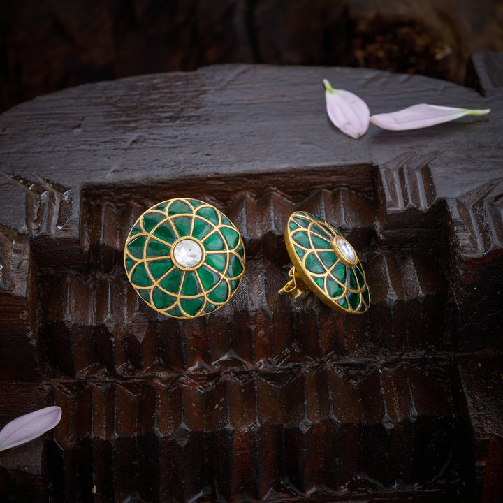 Kundan Parijata Studs