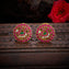Raj-Manikya Mayuri Studs