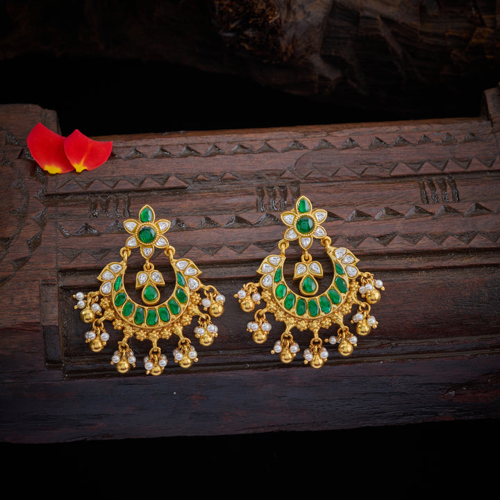 Smaragd Pushpavali Chandbali