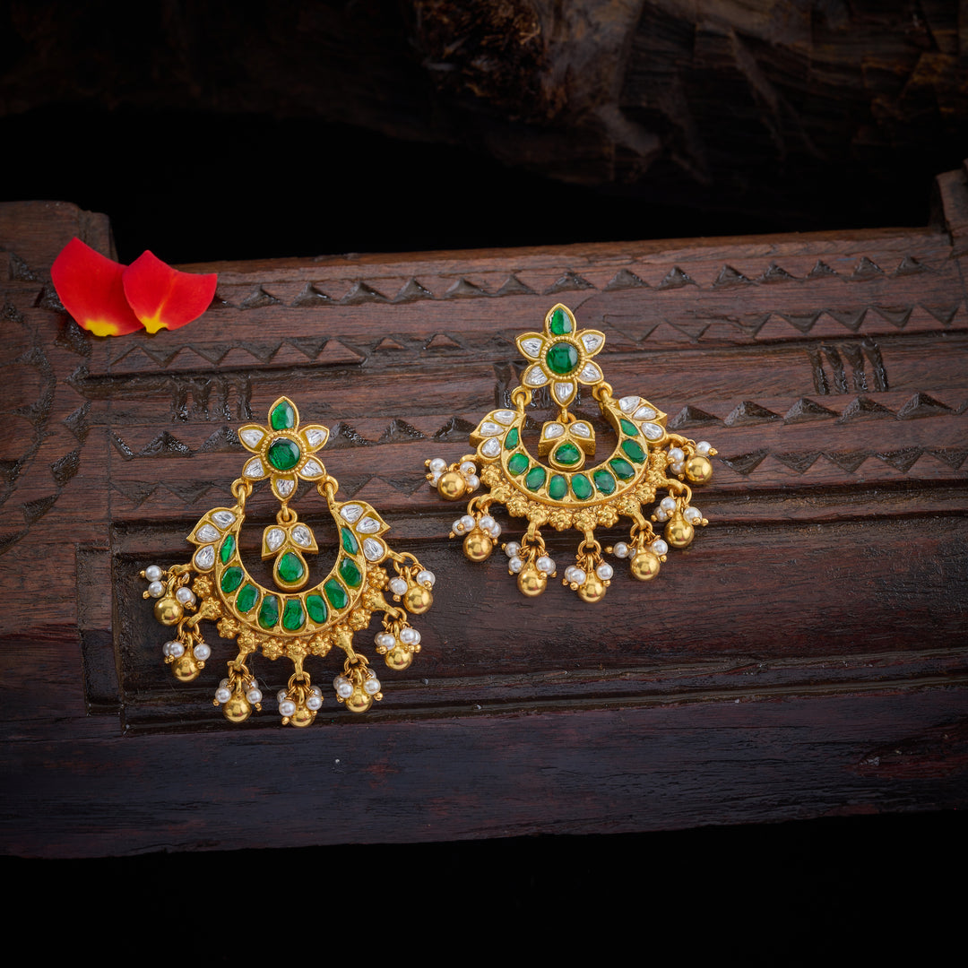 Smaragd Pushpavali Chandbali