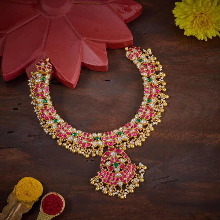 Tilottama Kundan Short Necklace