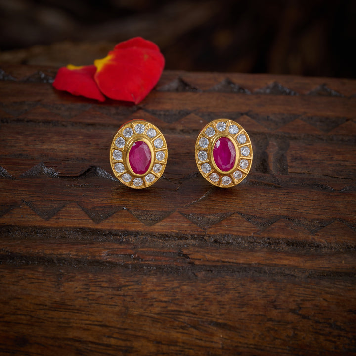 Crimora Oval Studs