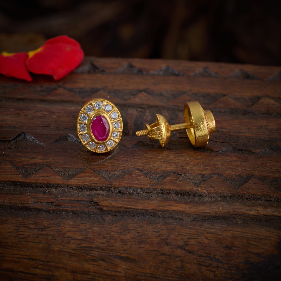 Crimora Oval Studs