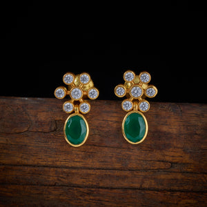 Ovalika Stone Danglers