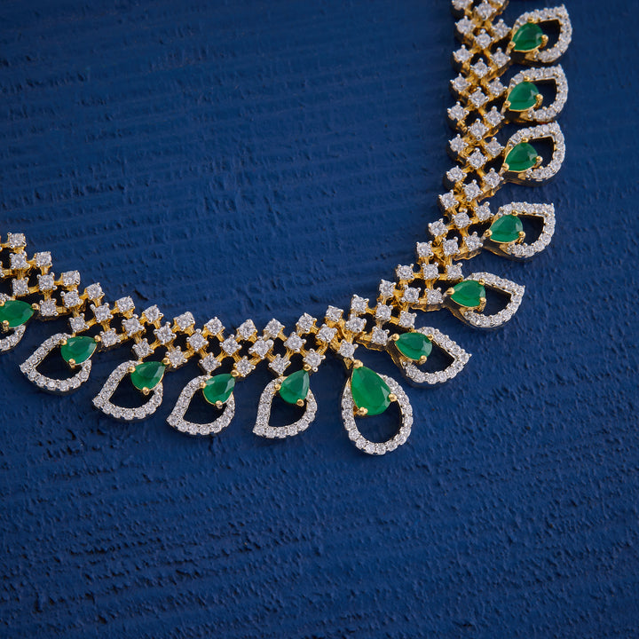 Jade Dewdrops Choker Set