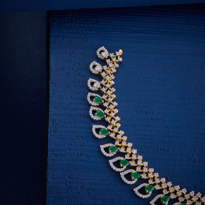Jade Dewdrops Choker Set