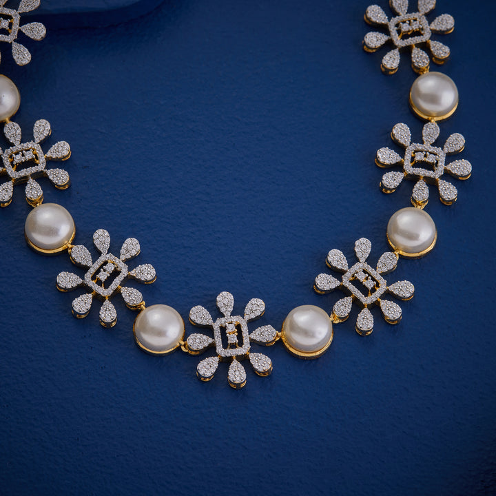 Florazura & Pearl Necklace Set