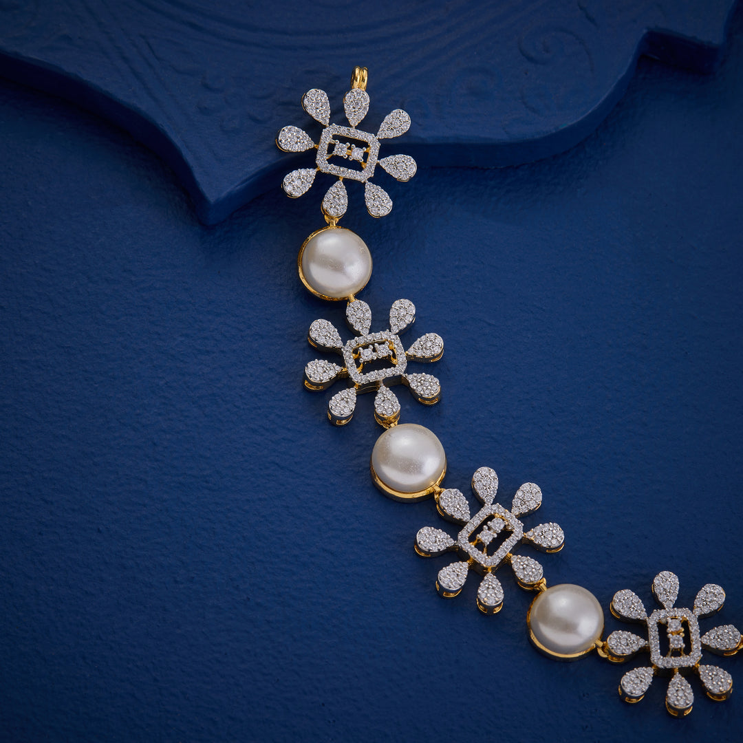 Florazura & Pearl Necklace Set