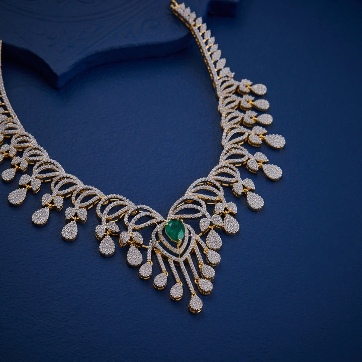 Anaya CZ Dew Necklace Set