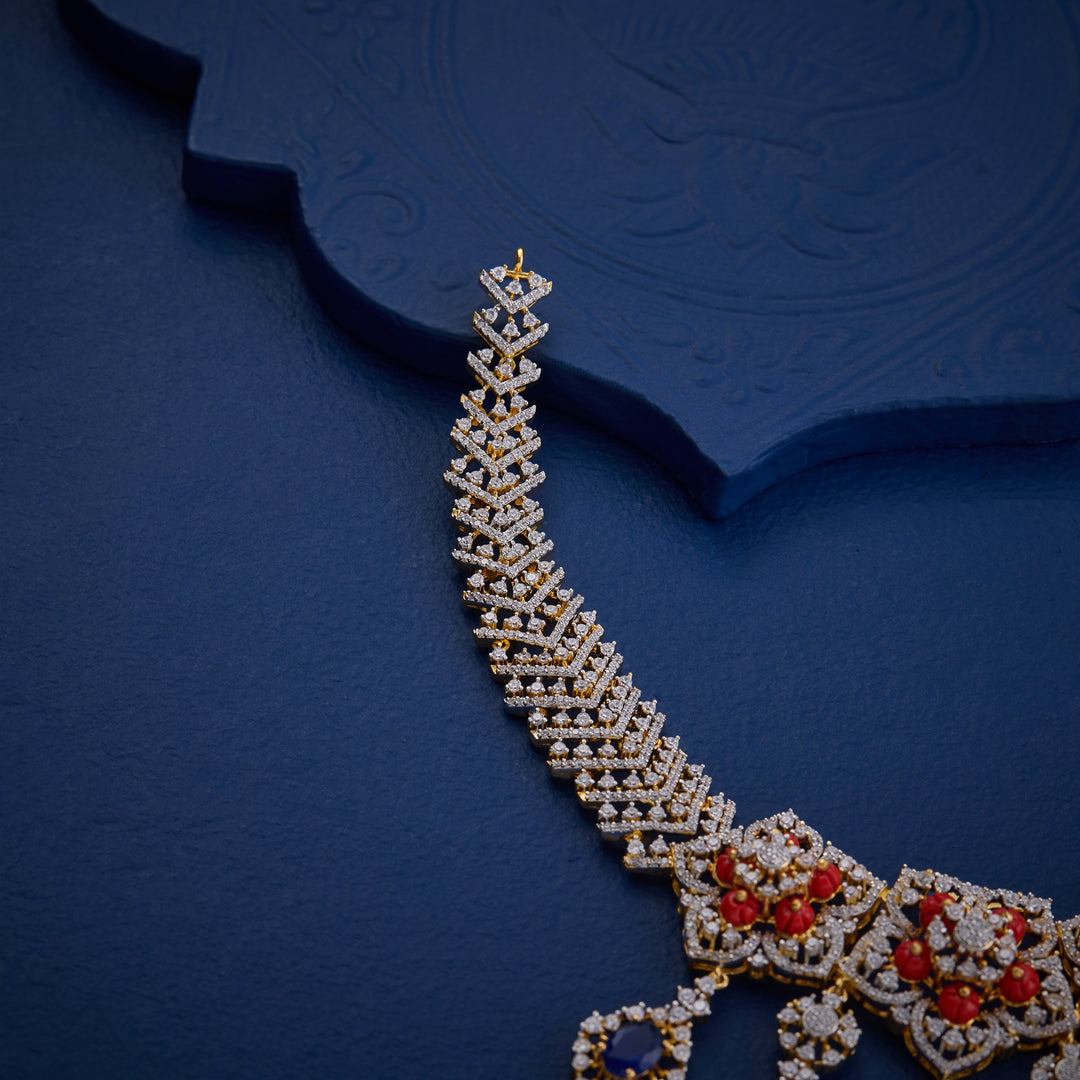 Sapphire Petalia Necklace Set