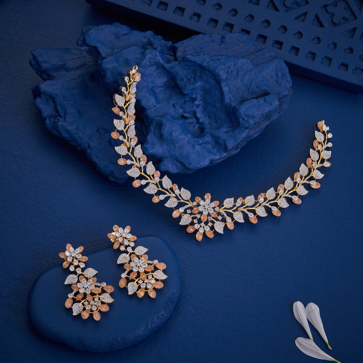 Flame Kissed Flora Necklace Set