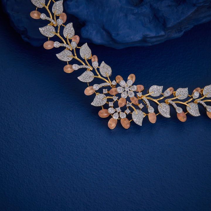 Flame Kissed Flora Necklace Set